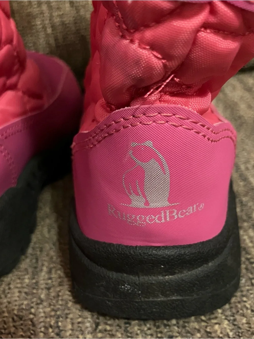 Rugged Bear Girls Hot Pink Snow Boots Size 7